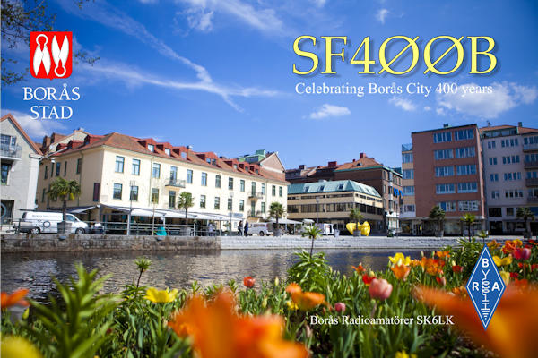 SF400B QSL-kort